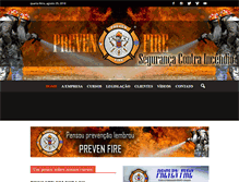 Tablet Screenshot of prevenfire-am.com.br